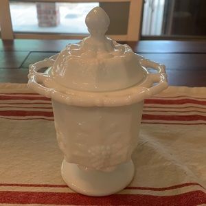 Westmoreland Paneled Grape Milk Glass